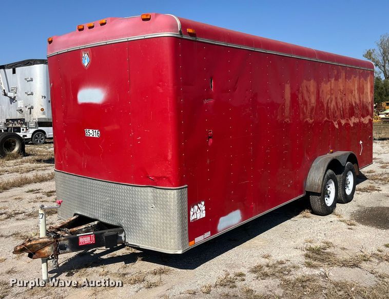 image for item EH2848 2009 Interstate Manufacturing  enclosed cargo trailer
