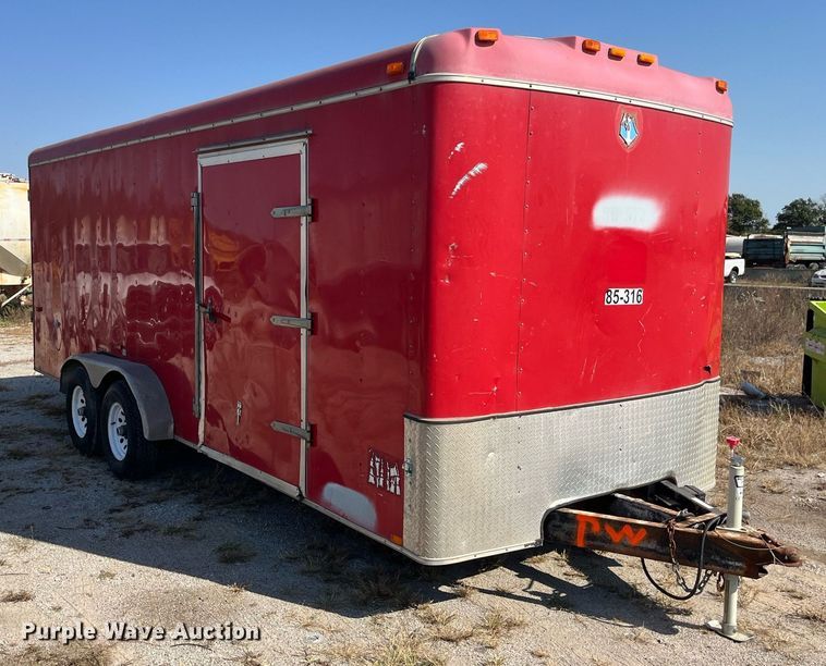 image for item EH2848 2009 Interstate Manufacturing  enclosed cargo trailer