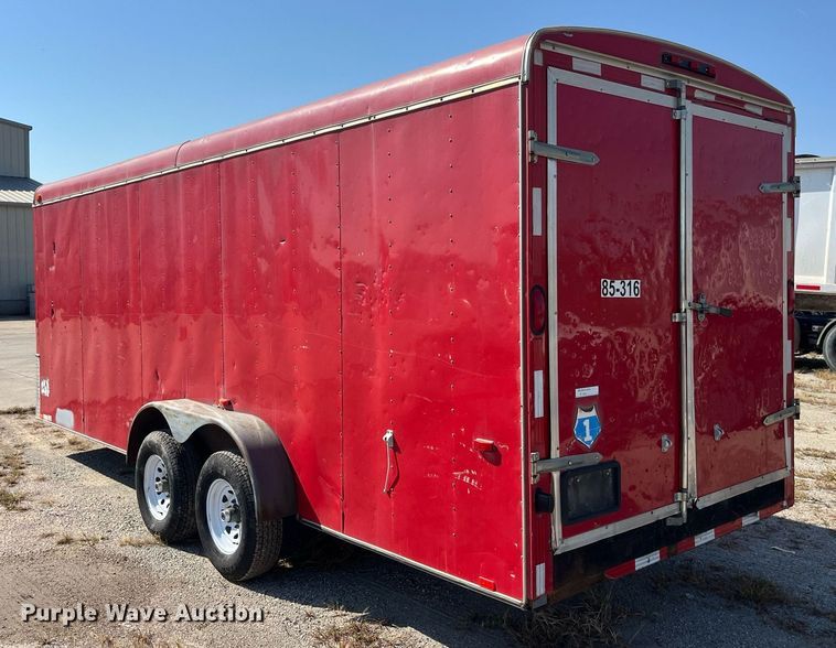 image for item EH2848 2009 Interstate Manufacturing  enclosed cargo trailer
