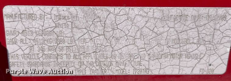 image for item EH2848 2009 Interstate Manufacturing  enclosed cargo trailer