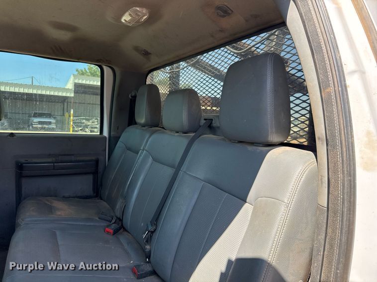 image for item EJ3106 2013 Ford F550 Crew Cab flatbed truck