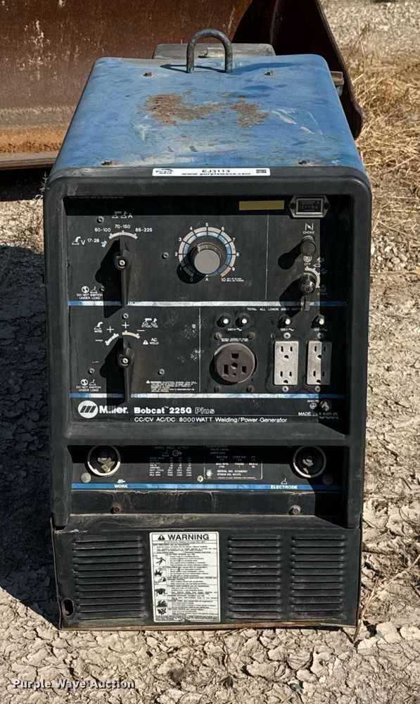 image for item EJ3113 1995 Miller Bobcat 225G Plus welder/generator
