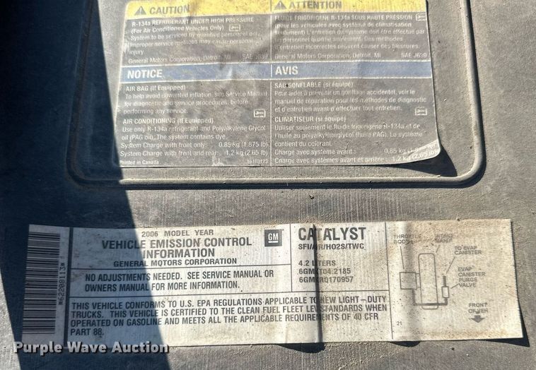 image for item EJ4885 2006 Chevrolet  Trailblazer  SUV