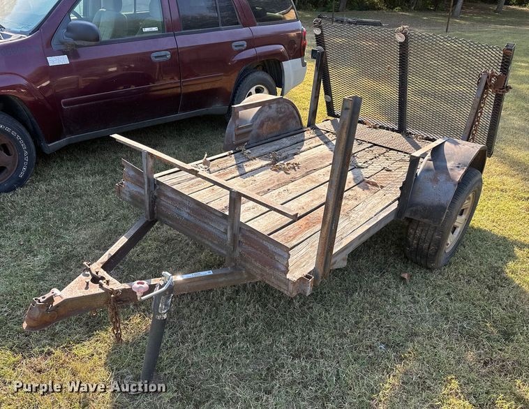 image for item EJ4886 Shop built utility trailer