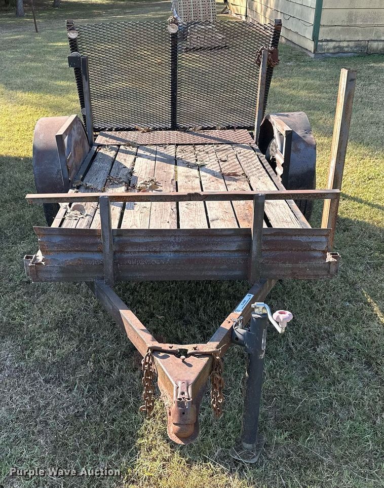 image for item EJ4886 Shop built utility trailer