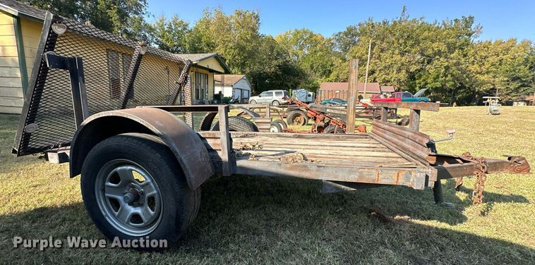 image for item EJ4886 Shop built utility trailer