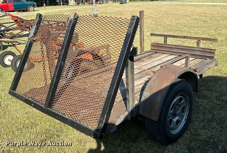 image for item EJ4886 Shop built utility trailer