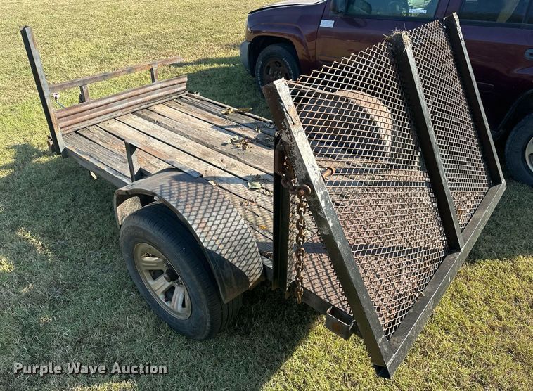 image for item EJ4886 Shop built utility trailer