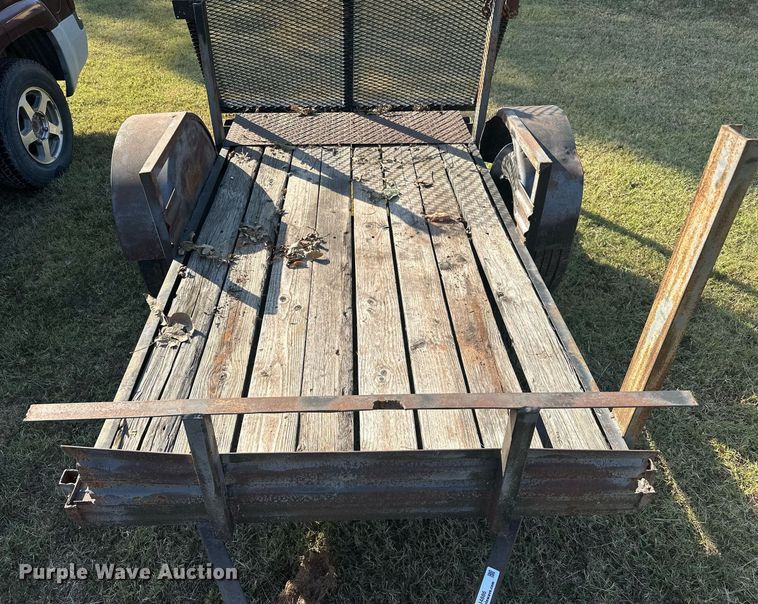 image for item EJ4886 Shop built utility trailer