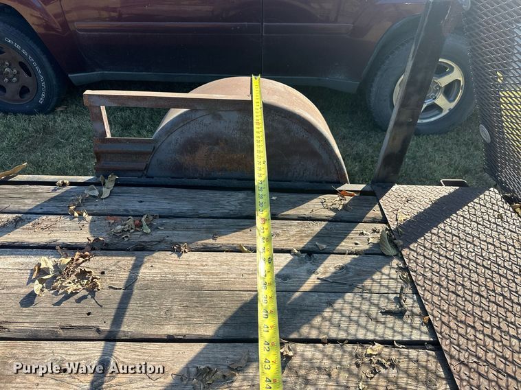 image for item EJ4886 Shop built utility trailer