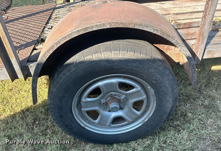 image for item EJ4886 Shop built utility trailer