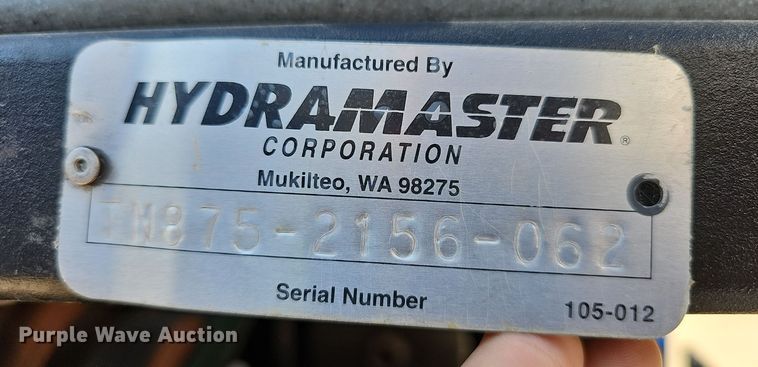 image for item EK0895 Hydramaster Titan 875 carpet cleaner 