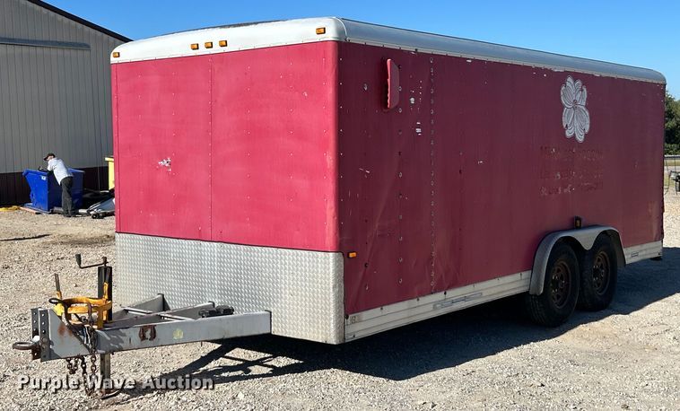 image for item EK3475 2002 Wells Cargo enclosed cargo trailer