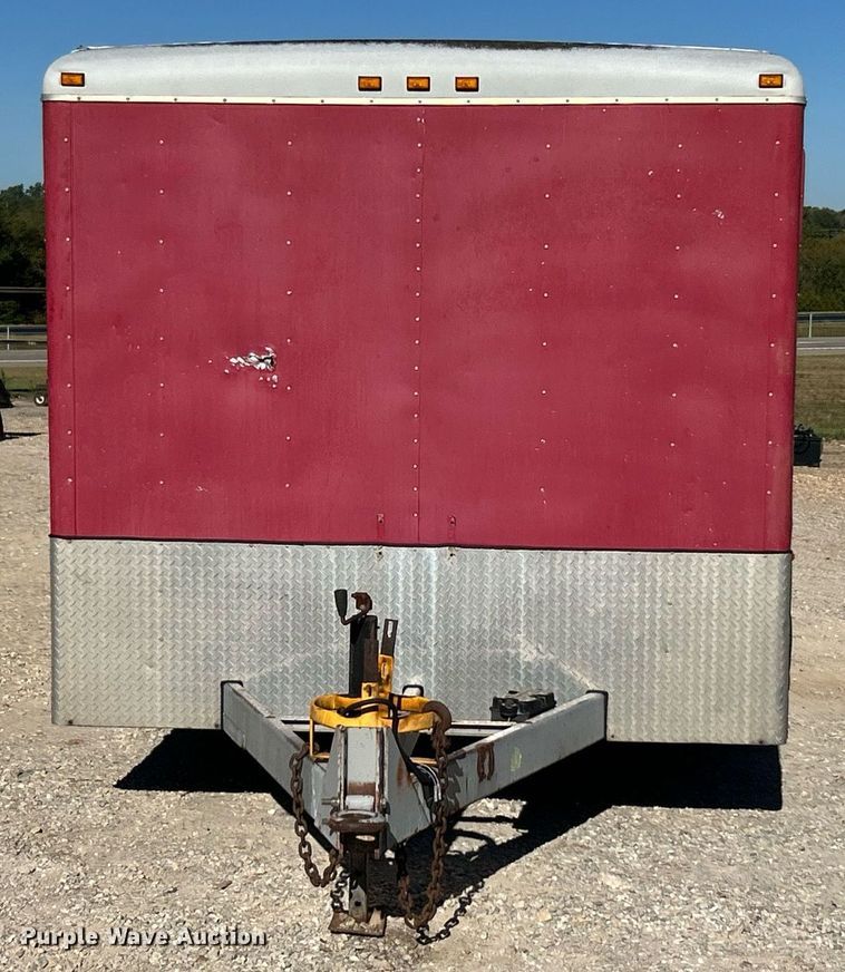image for item EK3475 2002 Wells Cargo enclosed cargo trailer