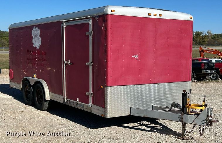 image for item EK3475 2002 Wells Cargo enclosed cargo trailer