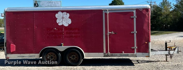 image for item EK3475 2002 Wells Cargo enclosed cargo trailer