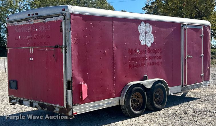 image for item EK3475 2002 Wells Cargo enclosed cargo trailer