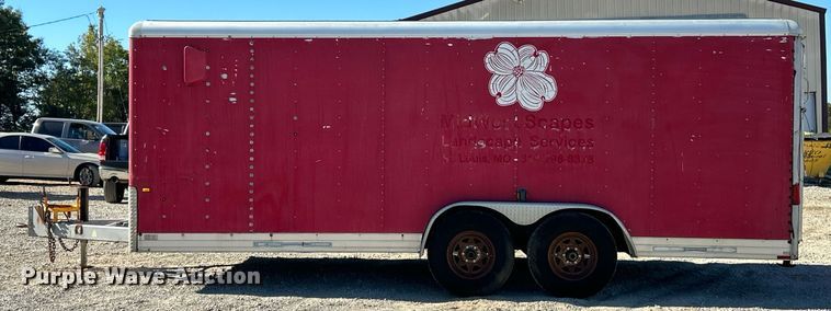 image for item EK3475 2002 Wells Cargo enclosed cargo trailer