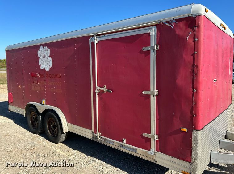 image for item EK3475 2002 Wells Cargo enclosed cargo trailer