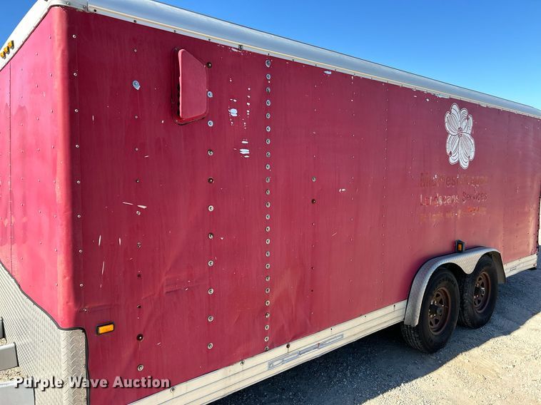 image for item EK3475 2002 Wells Cargo enclosed cargo trailer