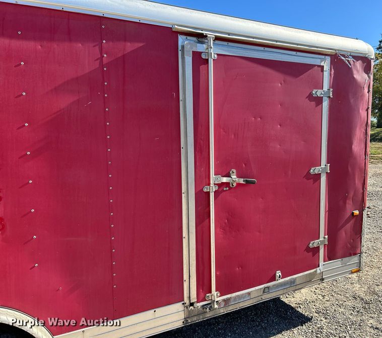 image for item EK3475 2002 Wells Cargo enclosed cargo trailer
