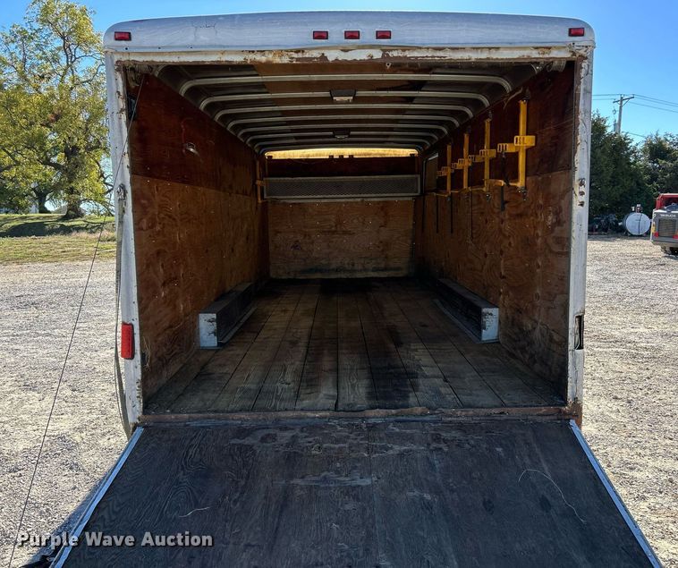 image for item EK3475 2002 Wells Cargo enclosed cargo trailer