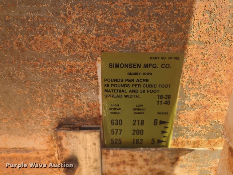 image for item EQ2210 Simonsen Q812SS spreader bed