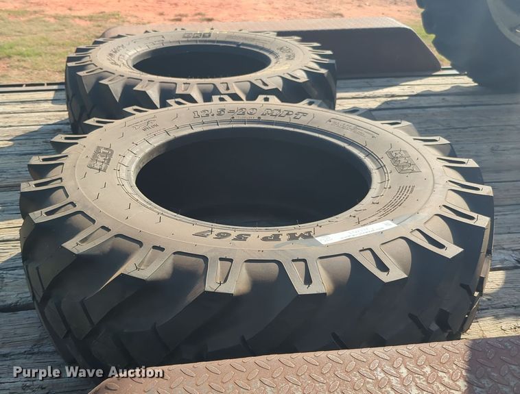 image for item EQ2332 (2) BKT MP567 12.5-20MPT tires