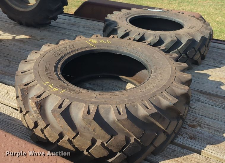 image for item EQ2332 (2) BKT MP567 12.5-20MPT tires