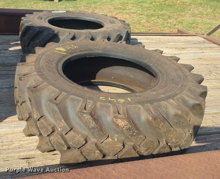 image for item EQ2332 (2) BKT MP567 12.5-20MPT tires