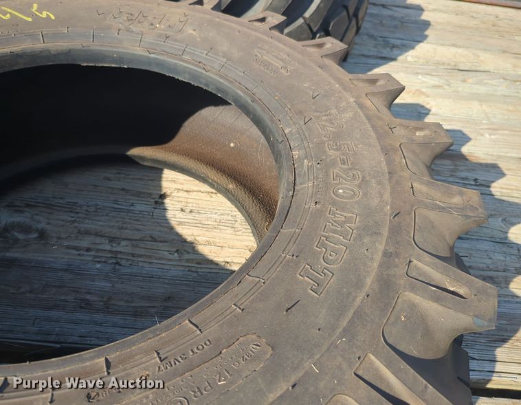 image for item EQ2332 (2) BKT MP567 12.5-20MPT tires