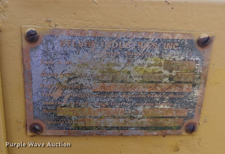 image for item EQ2333 2019 Belshe equipment trailer