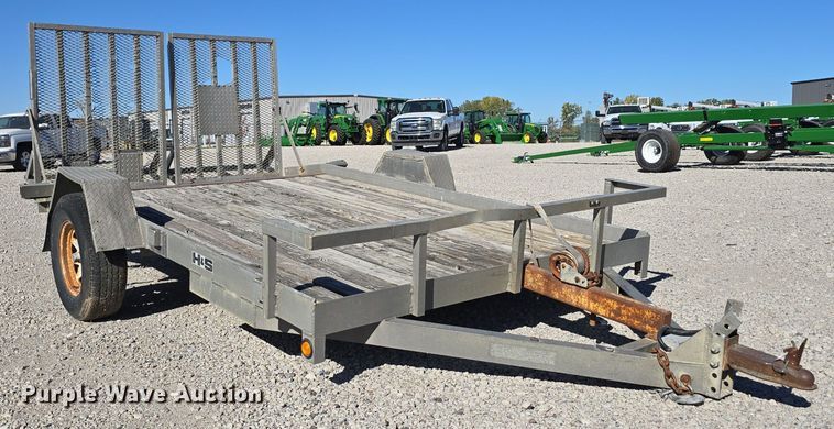 image for item JO9245 2002 H&S UTT712A utility trailer
