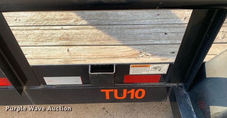 image for item JT9681 2020 Contract Manufacturing Orange Line TU10 utility trailer