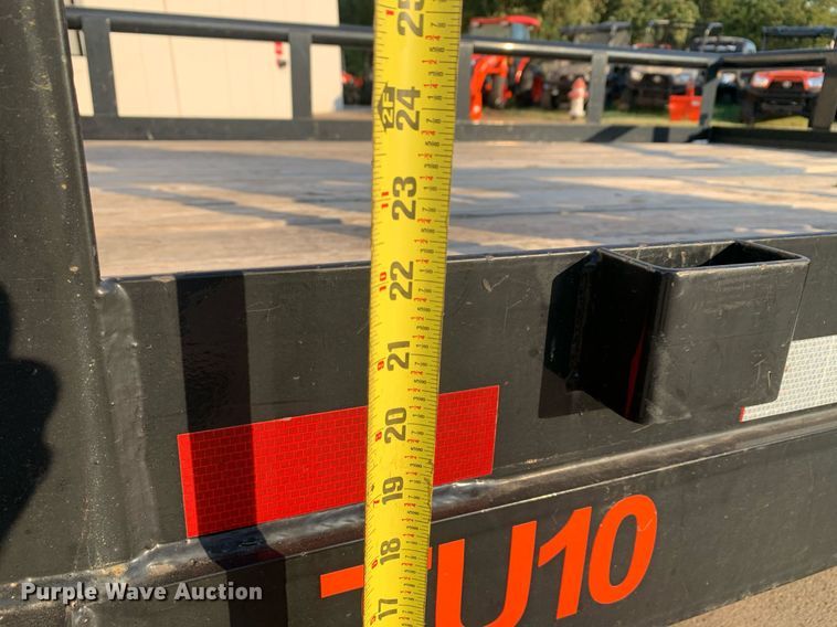 image for item JT9681 2020 Contract Manufacturing Orange Line TU10 utility trailer