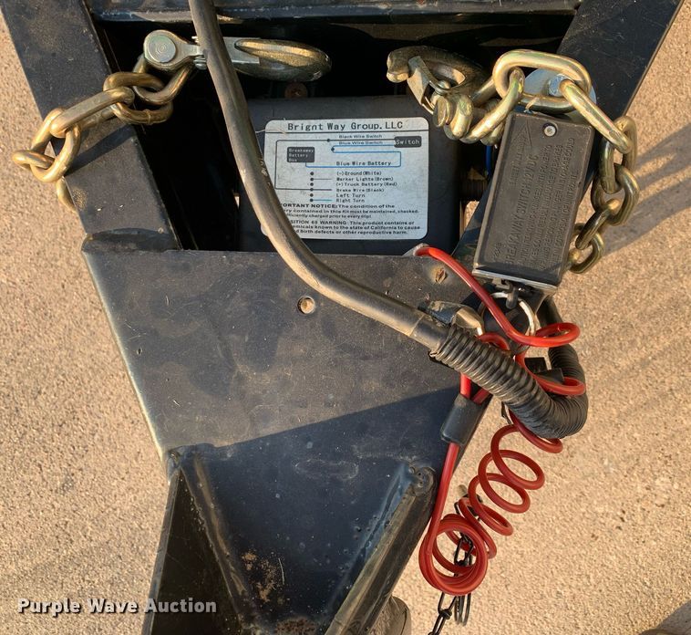 image for item JT9681 2020 Contract Manufacturing Orange Line TU10 utility trailer