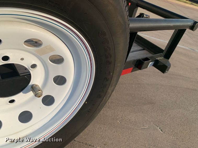 image for item JT9681 2020 Contract Manufacturing Orange Line TU10 utility trailer