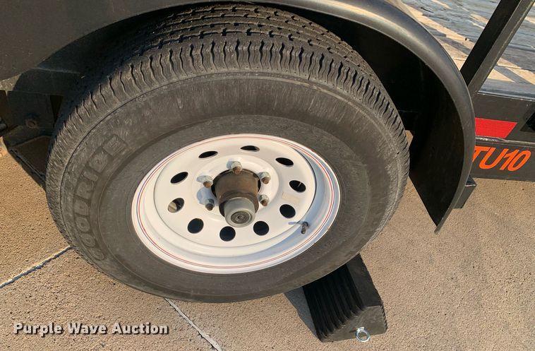 image for item JT9681 2020 Contract Manufacturing Orange Line TU10 utility trailer