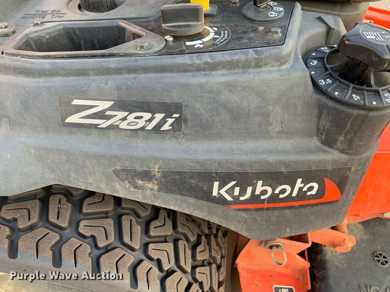image for item JT9682 2023 Kubota  Z781KWTI ZTR lawn mower