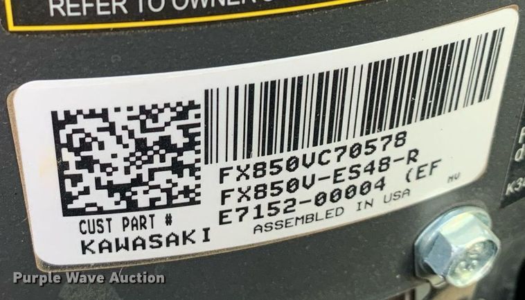 image for item JT9682 2023 Kubota  Z781KWTI ZTR lawn mower