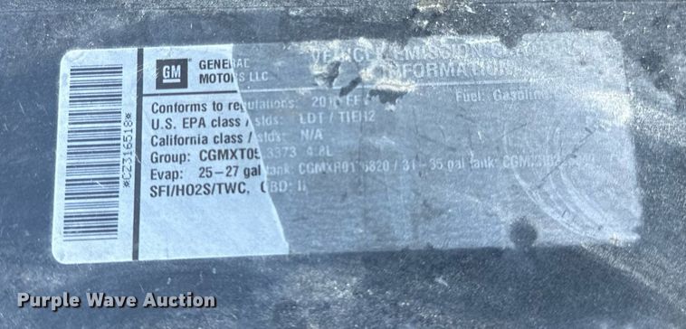 image for item LR9532 2012 Chevrolet  Silverado 1500 pickup truck