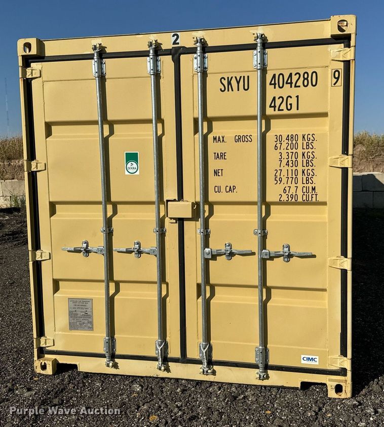 image for item MS9794 2021 CIMC 087P42 shipping container