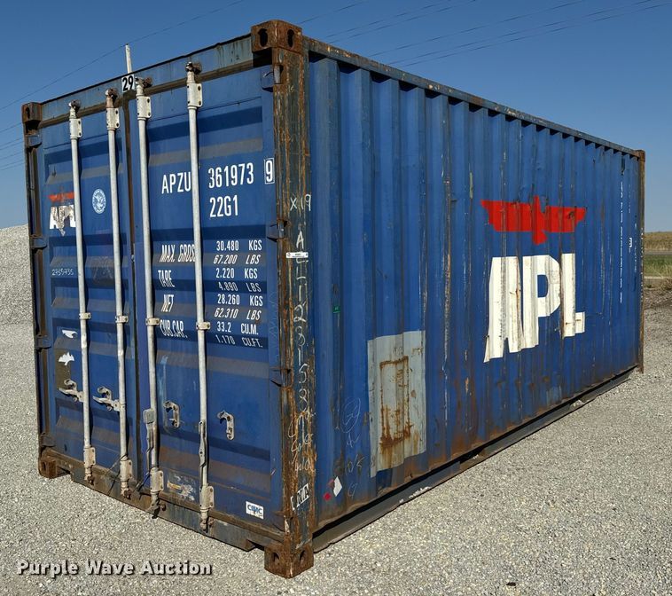 image for item MS9801 2007 CIMC CF20C-105A shipping container 