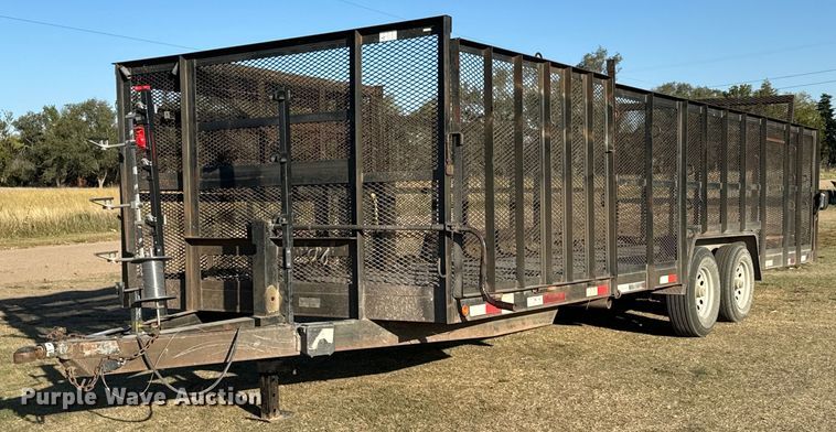 image for item MS9827 2001 Ark City Trailer utility trailer