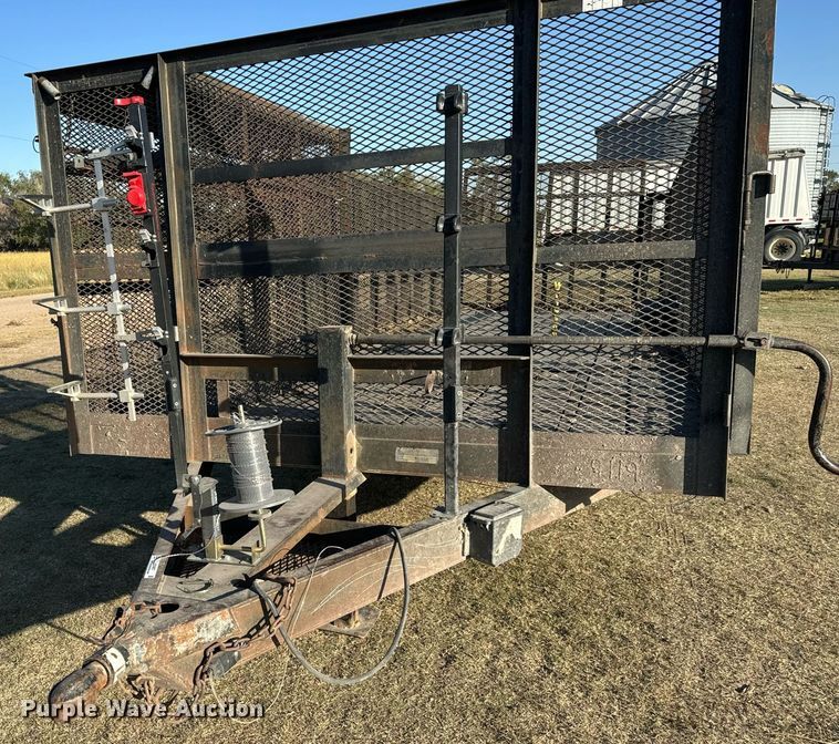 image for item MS9827 2001 Ark City Trailer utility trailer