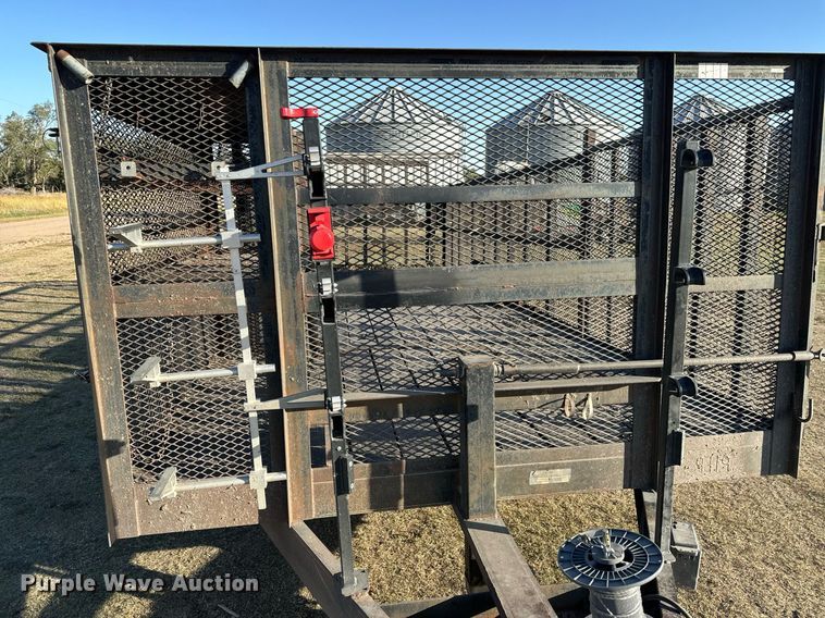 image for item MS9827 2001 Ark City Trailer utility trailer