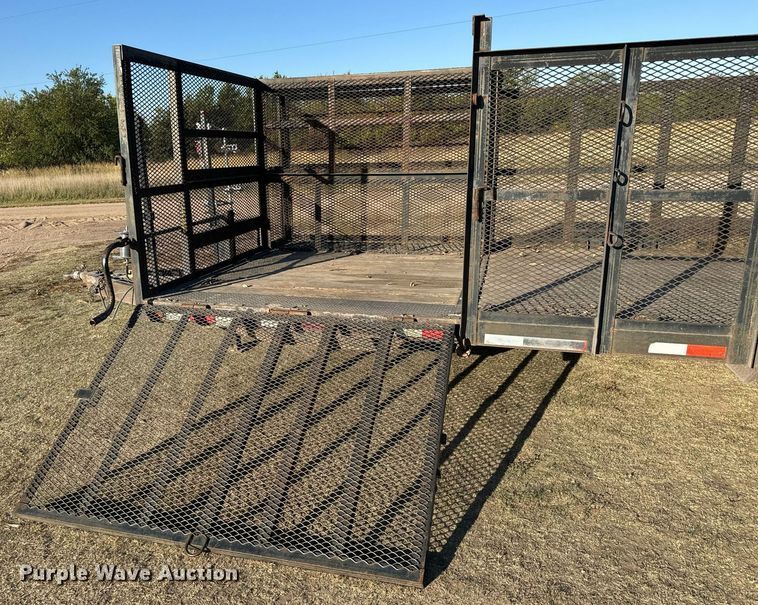 image for item MS9827 2001 Ark City Trailer utility trailer