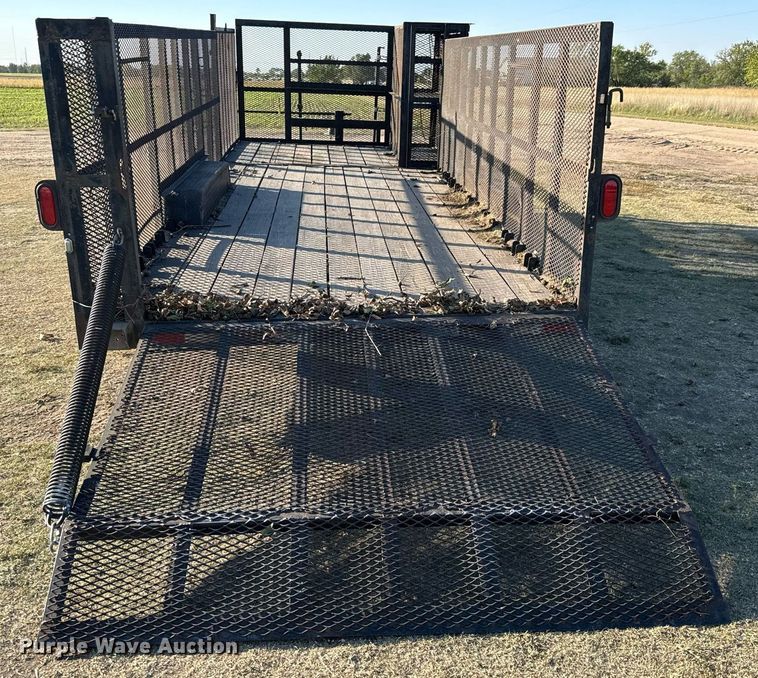 image for item MS9827 2001 Ark City Trailer utility trailer