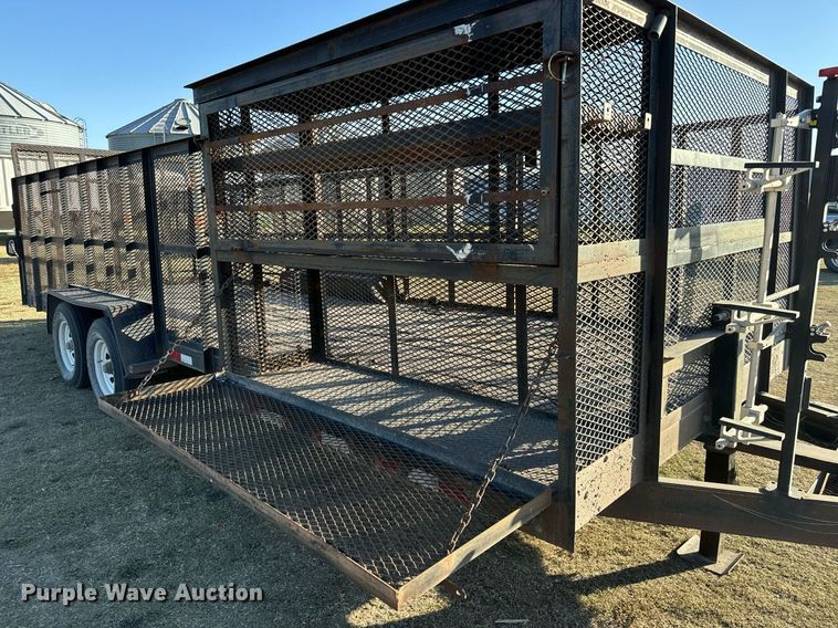 image for item MS9827 2001 Ark City Trailer utility trailer