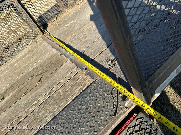 image for item MS9827 2001 Ark City Trailer utility trailer